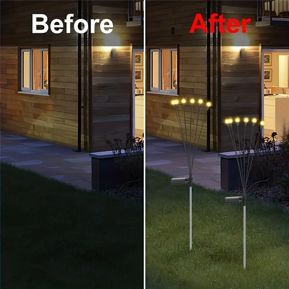 Magic Firefly Solar Garden Lights - 10 Lights