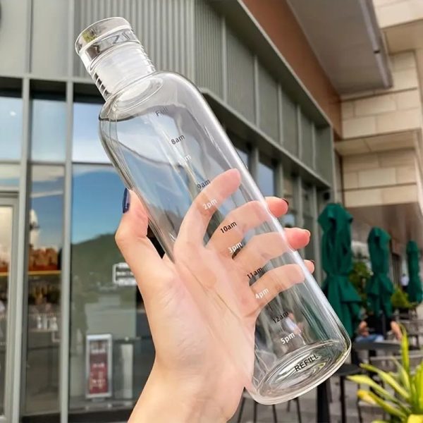 Transparent glass,lightweight Sports Water Bottle