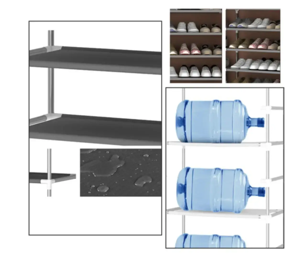 8 Layer Portable Dustproof Shoe Rack