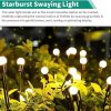 10 Lights – Led Solar Powered Firefly Light Outdoor Waterproof Solar Garden Light Decorative Swaying Wind Dancing Solar Lamp