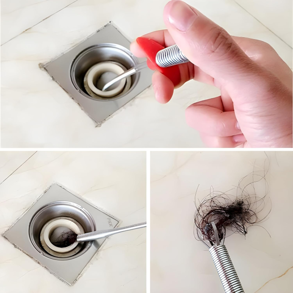 90 Cm Drain Wire Hair Drain Clog Removers, Kitchen Sink Cleaning Hook, Bathroom Toilet Pickup Tool, Hair Dredging Tool