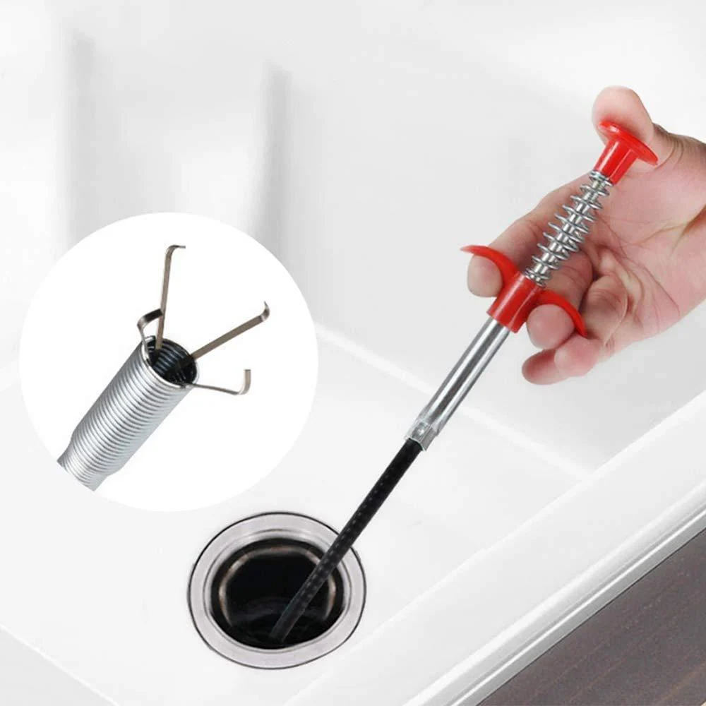 90 Cm Drain Wire Hair Drain Clog Removers, Kitchen Sink Cleaning Hook, Bathroom Toilet Pickup Tool, Hair Dredging Tool