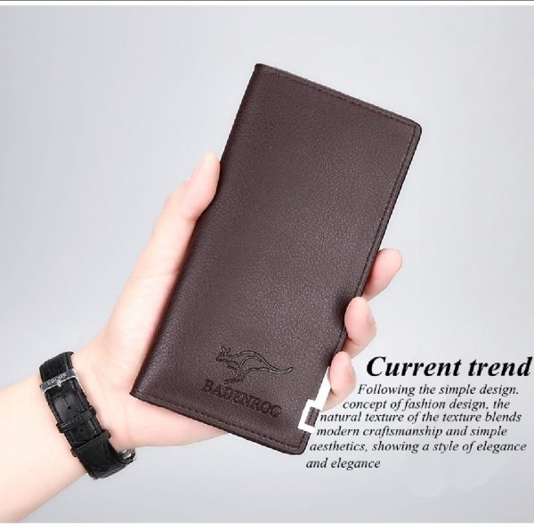 Kangro Ultra Slim Long Purse Wallet For Men
