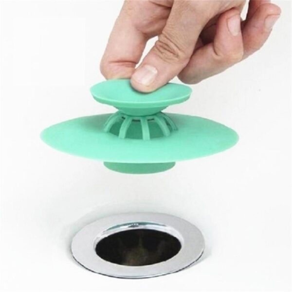Silicone Sink Hair Strainer Floor Drain Bathroom Kitchen Stopper
