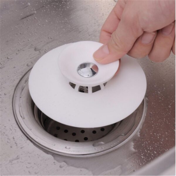 Silicone Sink Hair Strainer Floor Drain Bathroom Kitchen Stopper