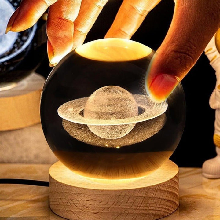 3D Crystal Ball LED Night Light - Belladoux