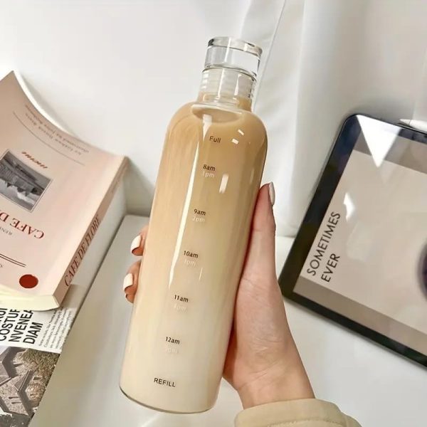 Transparent glass,lightweight Sports Water Bottle