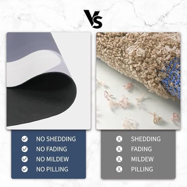 Nonslip Soft Rubber Bath Mat