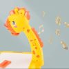 Giraffe Small Size Art Drawing Board Leds Projector Light Toy Children Kids Painting Table Small Desk (with Box Packing)(random Color) ₨1,302