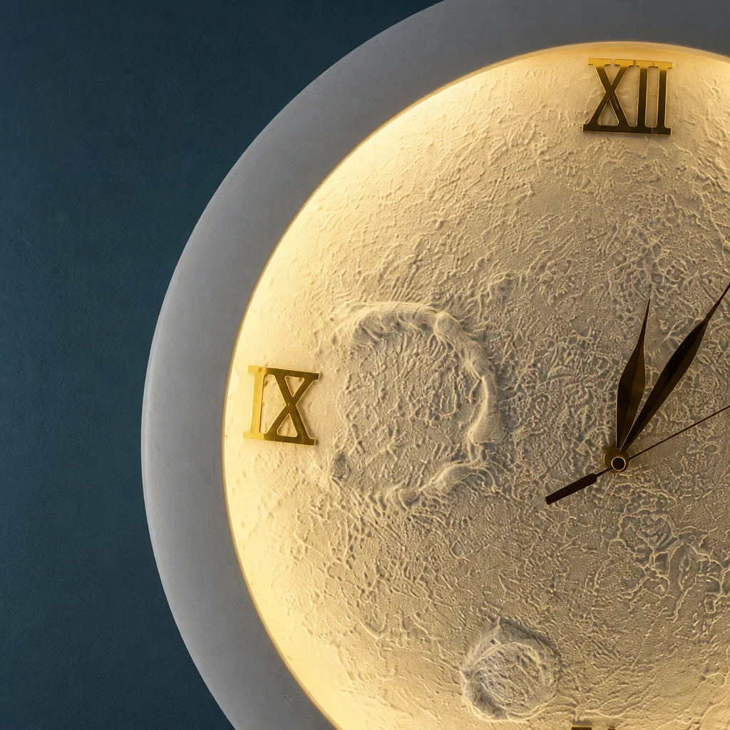 [Scale AI] detail — Moon LED Wall Clock