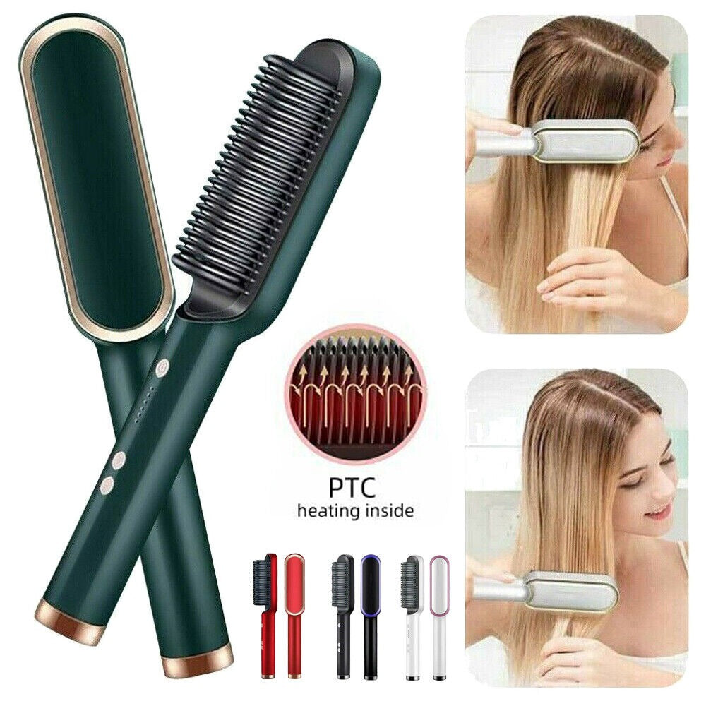 2‑in‑1 Straightener & Curler