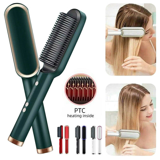 2‑in‑1 Straightener & Curler