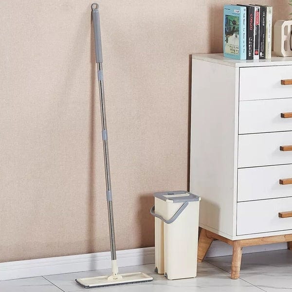 Scratch Mop Hardwood & Wood Floor Rotary Scrubbing Mop For Easy Household Cleaning - Belladoux