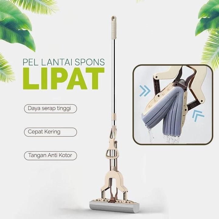 Sponge Mop with Adjustable Handle - Belladoux