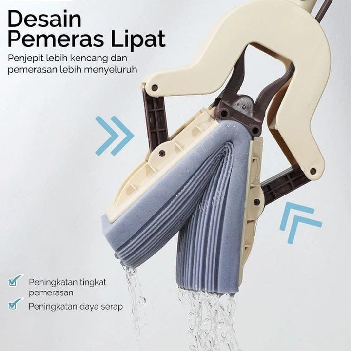 Sponge Mop with Adjustable Handle - Belladoux
