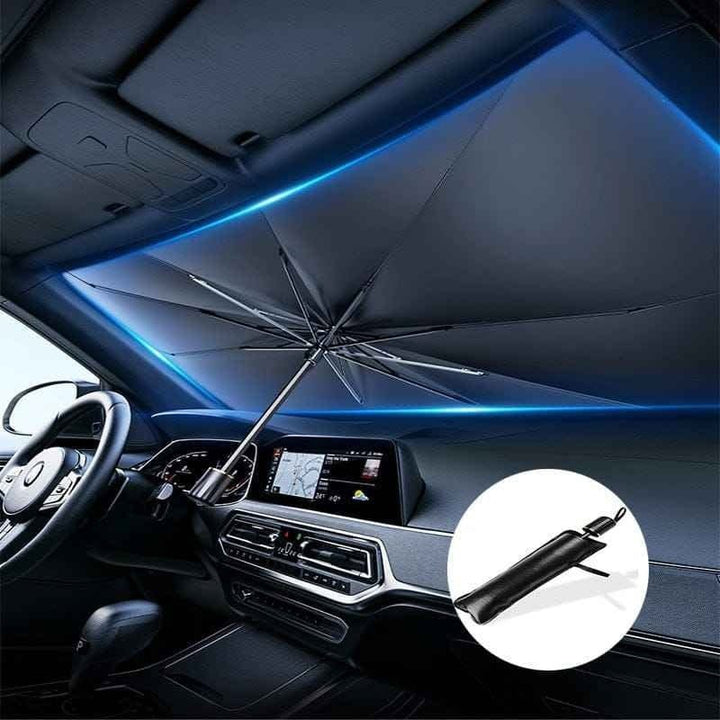 Universal Car Umbrella Sun Shade Cover for Windshield UV Reflecting Foldable Front Car Sunshade Umbrella - Belledoux