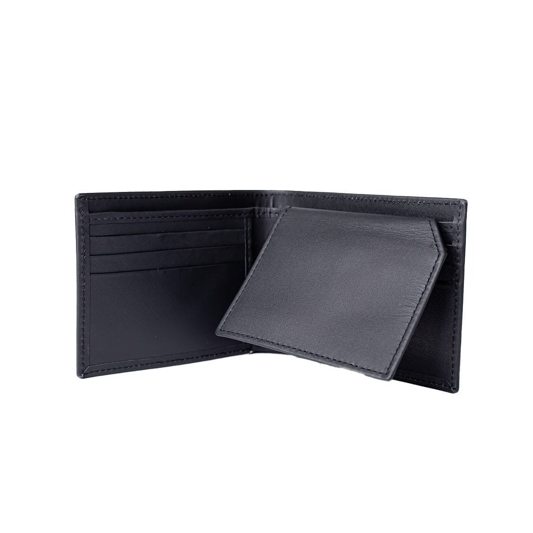 Black Inner Flap Bifold Leather Wallet